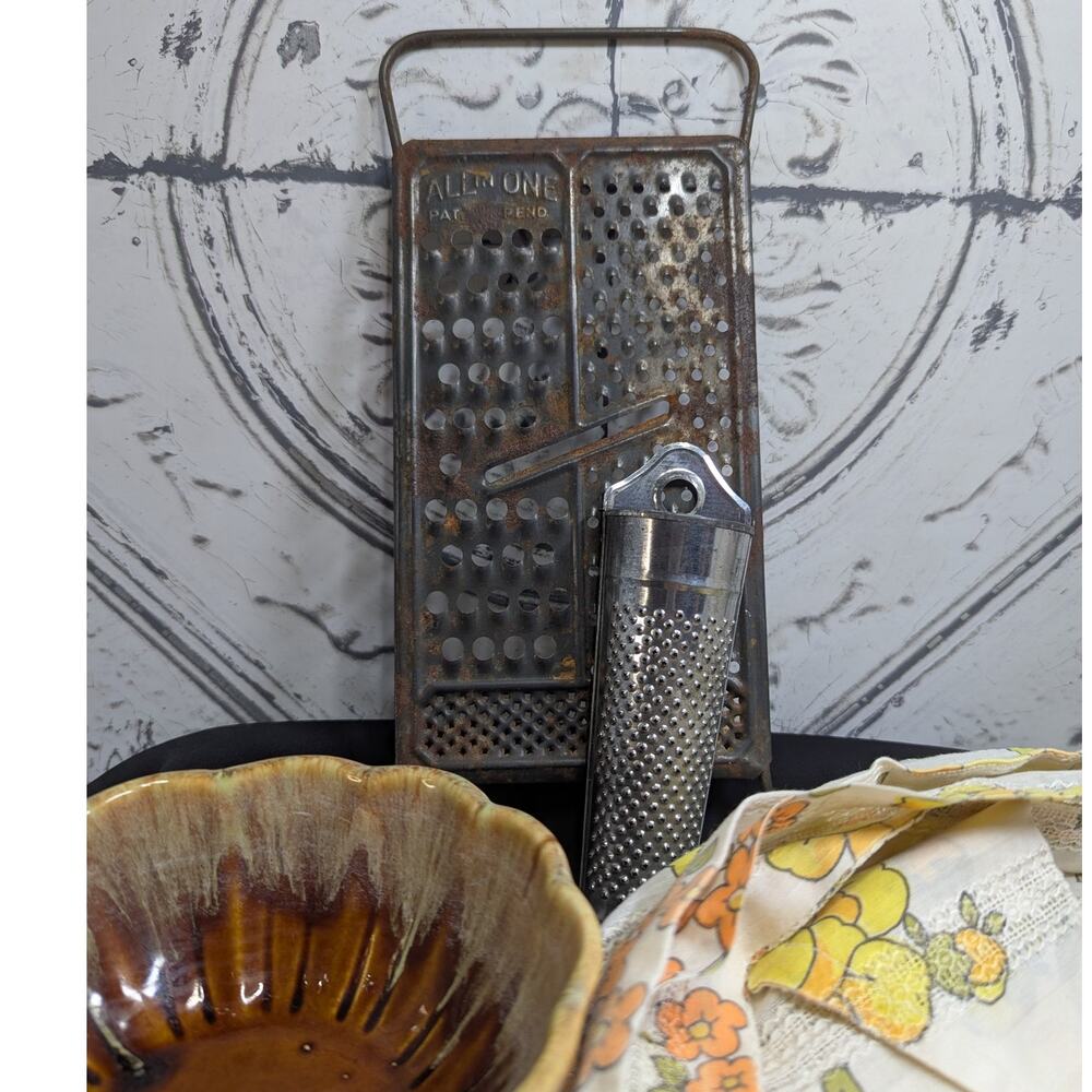 Vintage All-In-One Grater, Vintage Kitchen, Cottagecore, Grandmacore, Pre-Owned